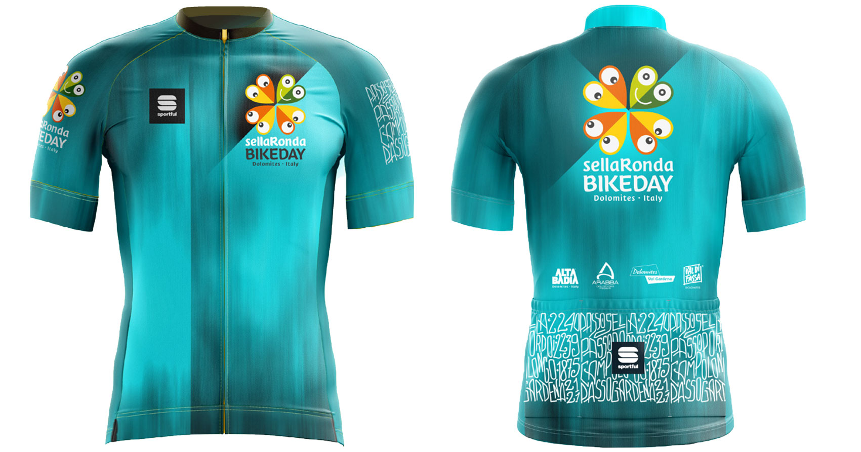 Offerta Vendita fine stagione bici T-shirt Dolomites Sellaronda 2025